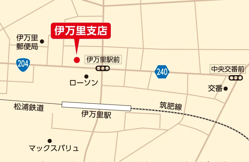 伊万里支店MAP