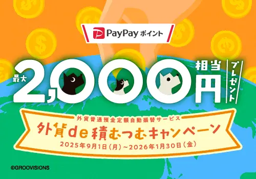 外貨de積むつむキャンペーン