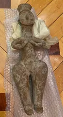 女性形土器の写真