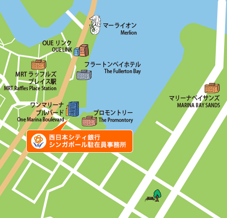 香港駐在員事務所周辺地図