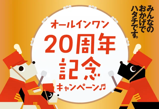 オールインワン20周年記念キャンペーン