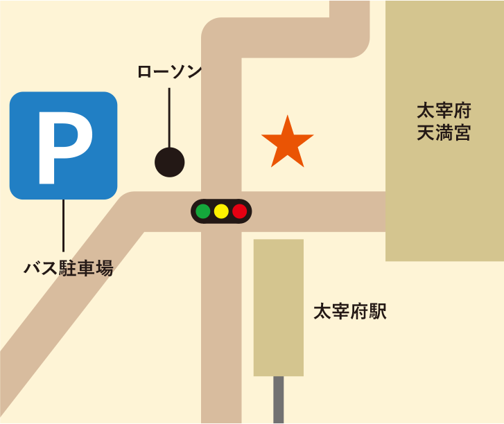 太宰府支店の地図