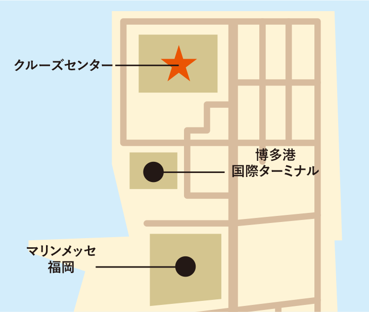 中央ふ頭クルーズセンターの地図