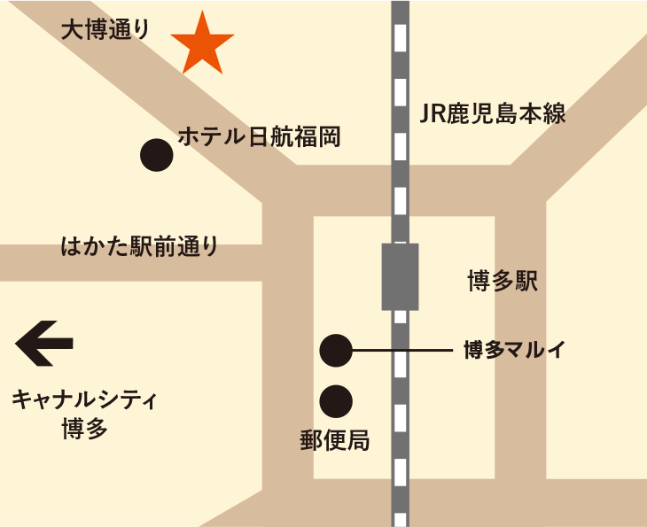 本店営業部の地図
