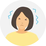 脳梗塞の女性