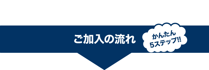 ご加入の流れ