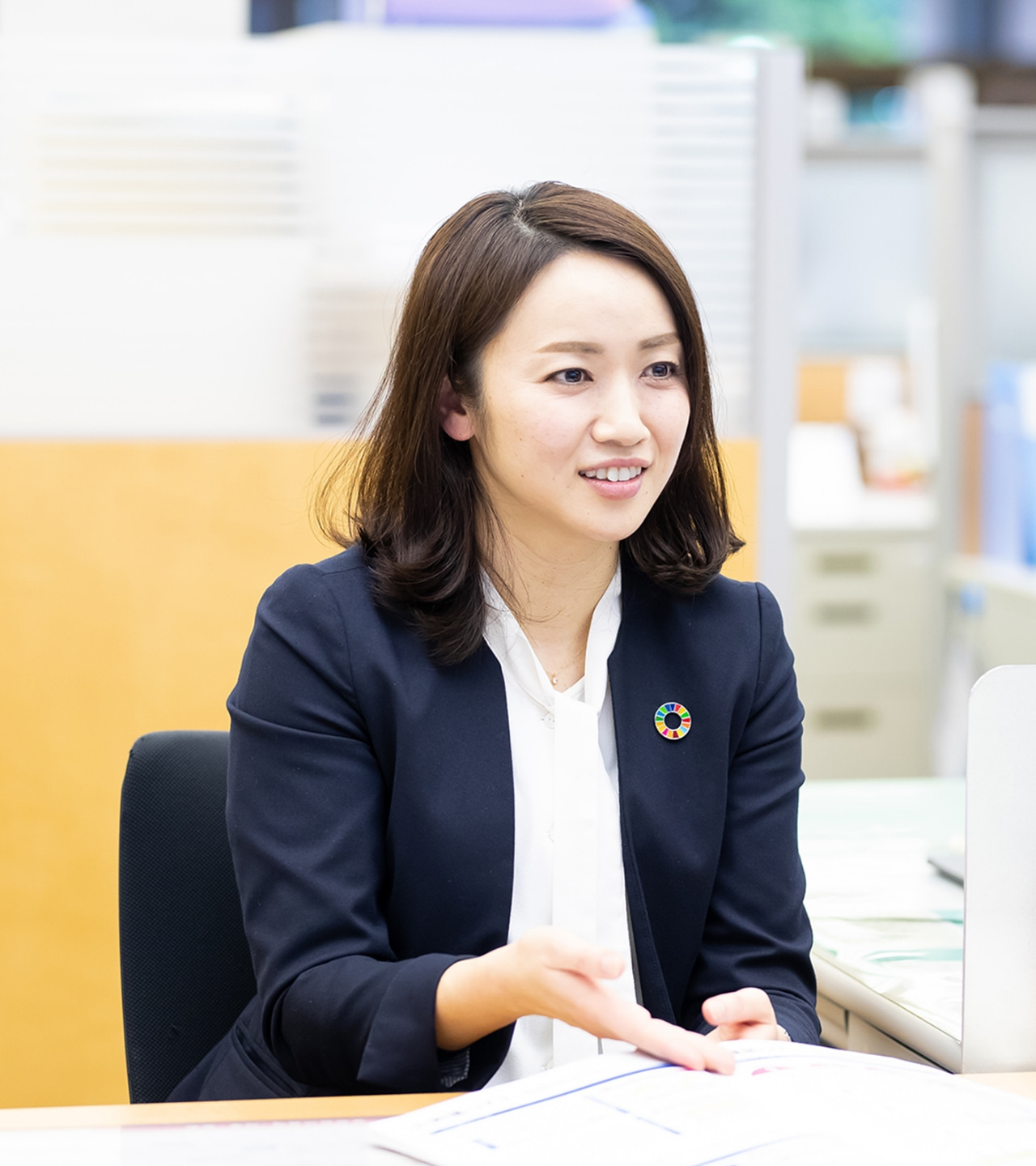 支店長代理 Tanoue Junko NCBアルファ天神出張所 個人営業 2003年入行