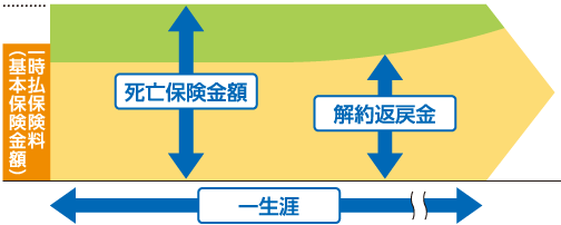 一時払終身保険のしくみ