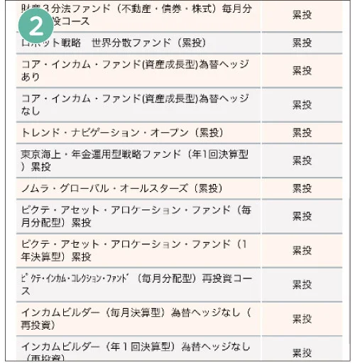 NCBダイレクト 操作画面